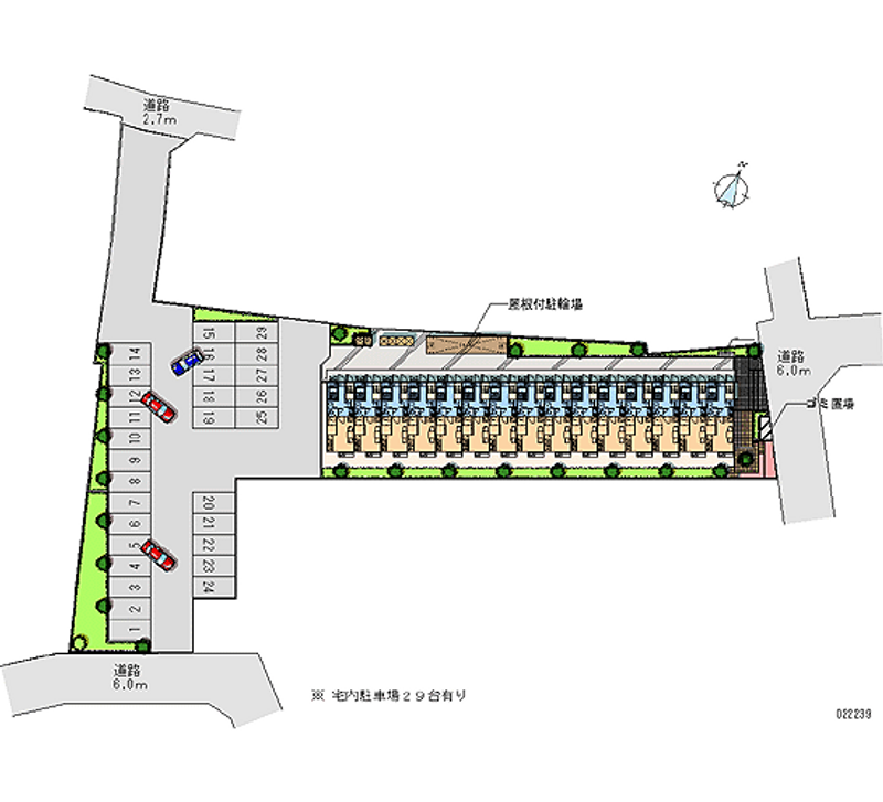 22239 Monthly parking lot