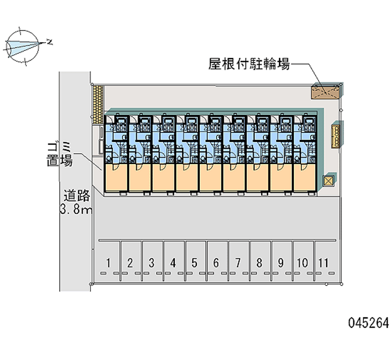 45264 bãi đậu xe hàng tháng