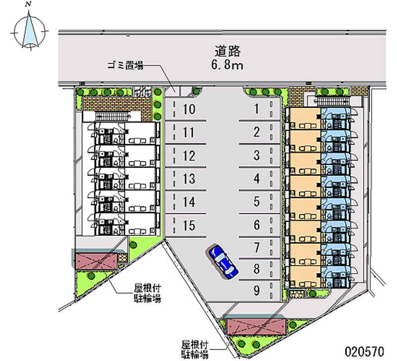 20570 Monthly parking lot