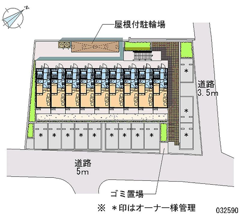 レオパレス片倉台 区画図