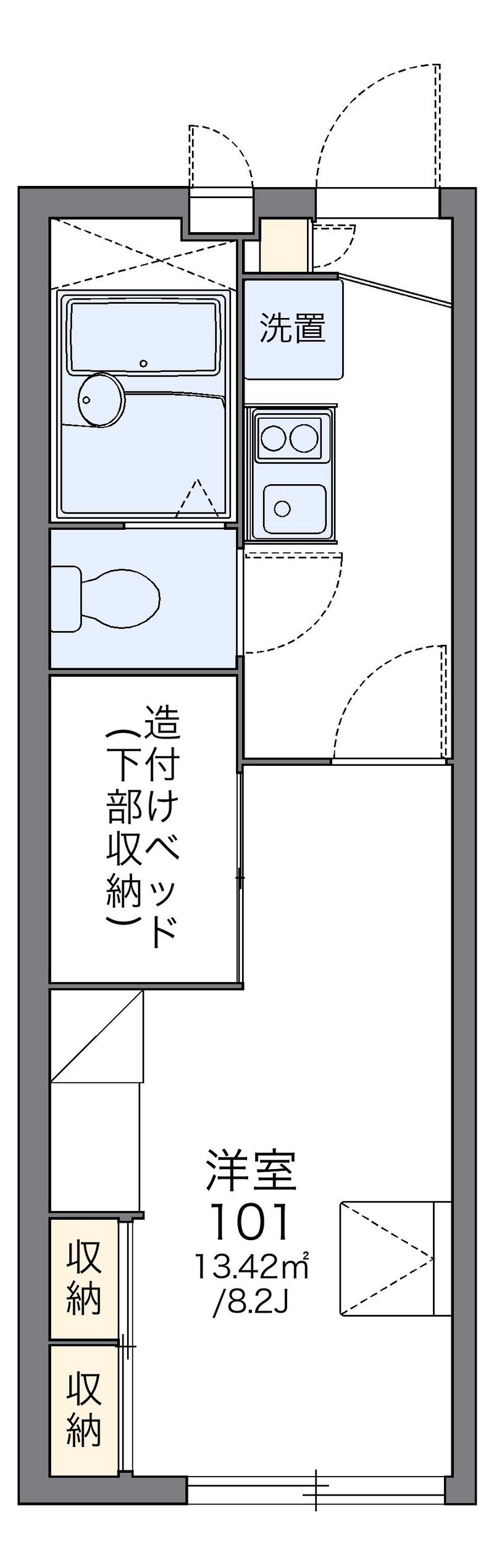 レオパレスＭａｒｂｌｅ 間取図