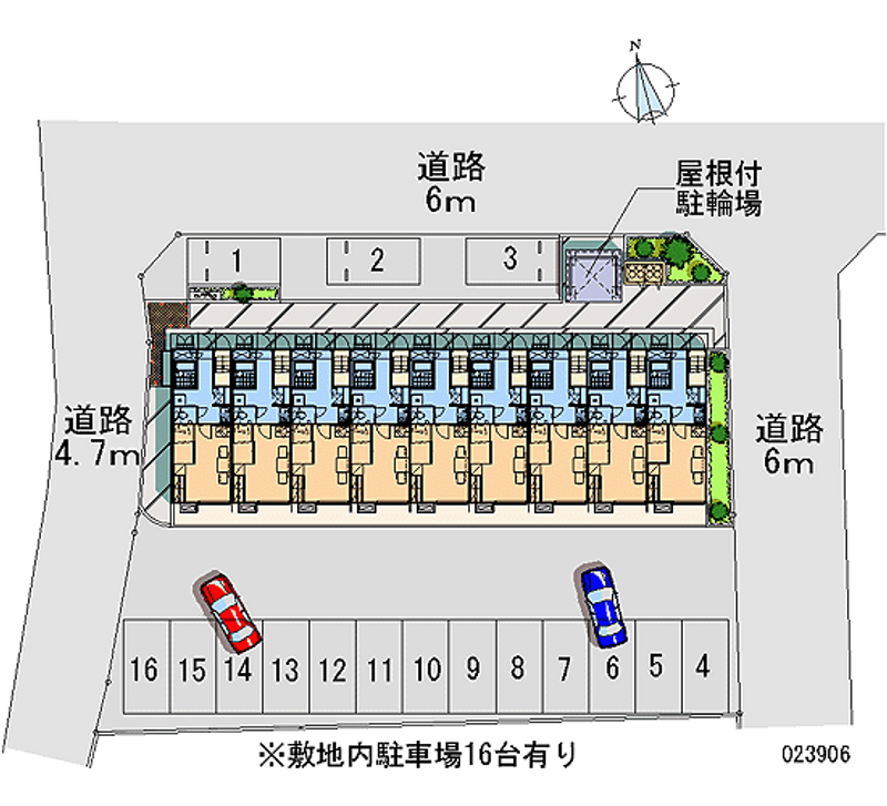 レオパレスぴゅあパイン 月極駐車場