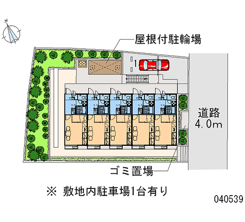 レオパレス鎌倉 区画図