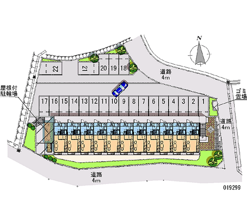 19299 Monthly parking lot