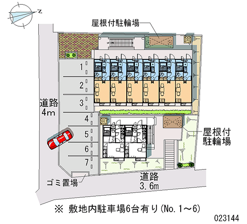 23144 Monthly parking lot