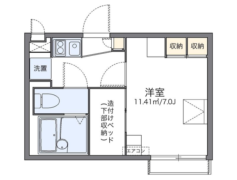 レオパレスシェーネ 間取り