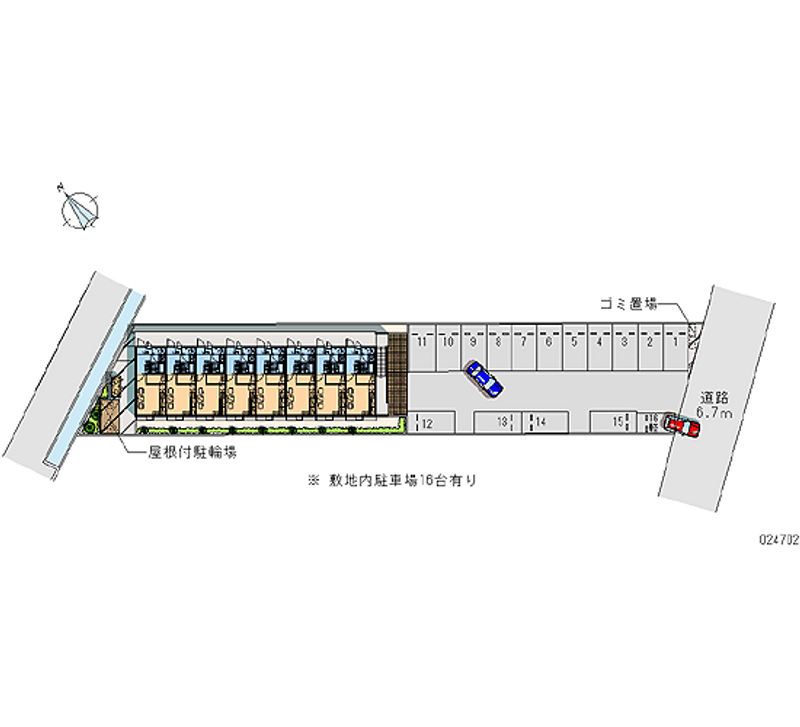 24702 Monthly parking lot