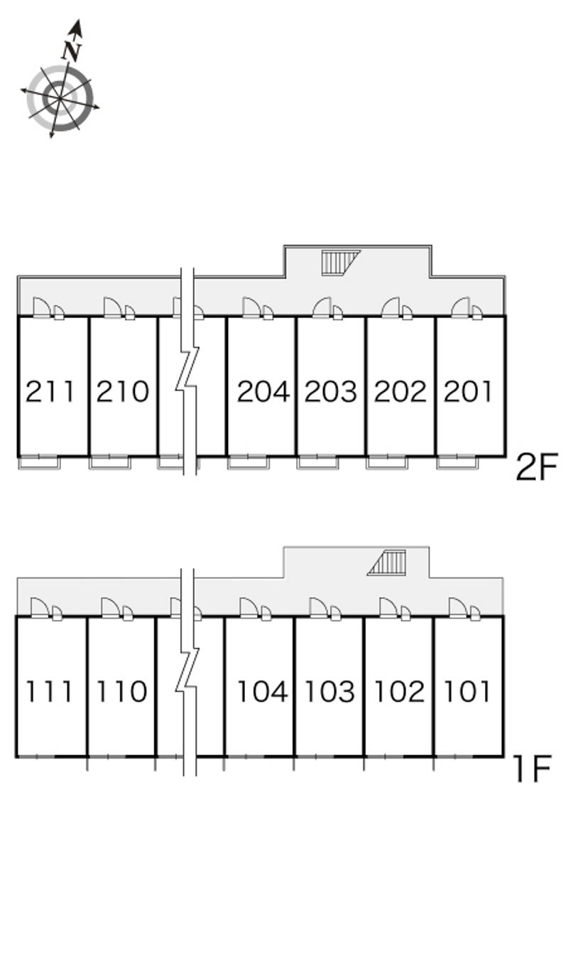 レオパレス一心 間取り配置図