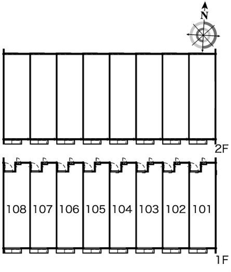 レオネクスト日吉原Ⅱ 間取り配置図