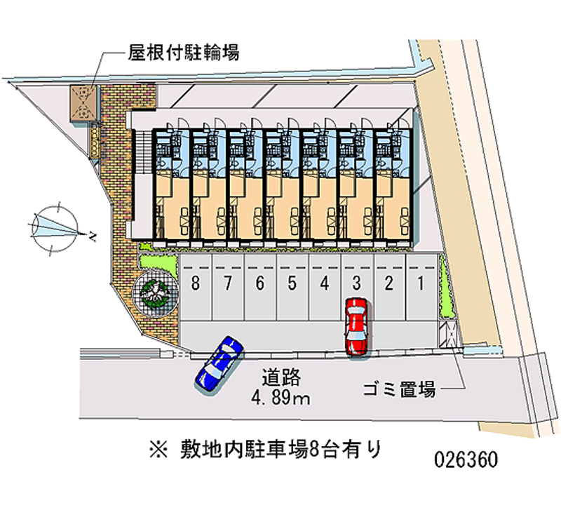 レオパレスおのまちⅡ 月極駐車場