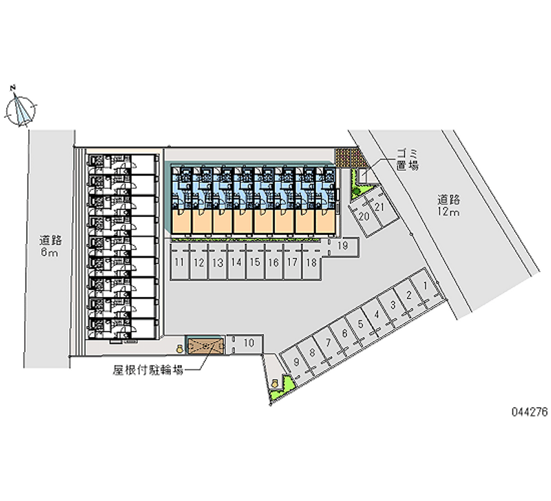 44276 bãi đậu xe hàng tháng