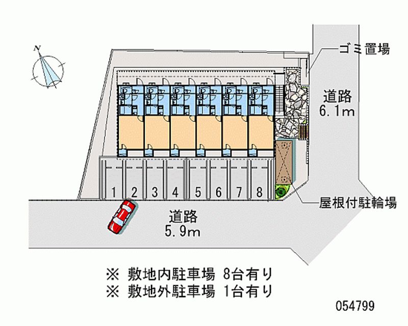 54799 Monthly parking lot