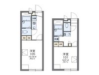 レオパレスコンフォート 間取り図