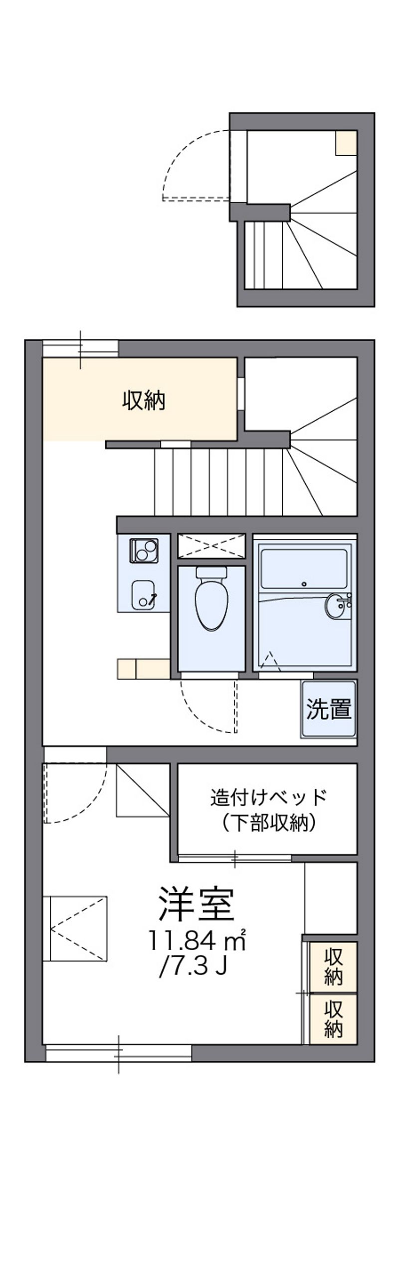 レオパレスアイフィールド 間取図
