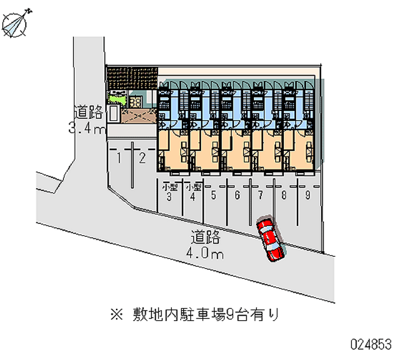 24853月租停車場