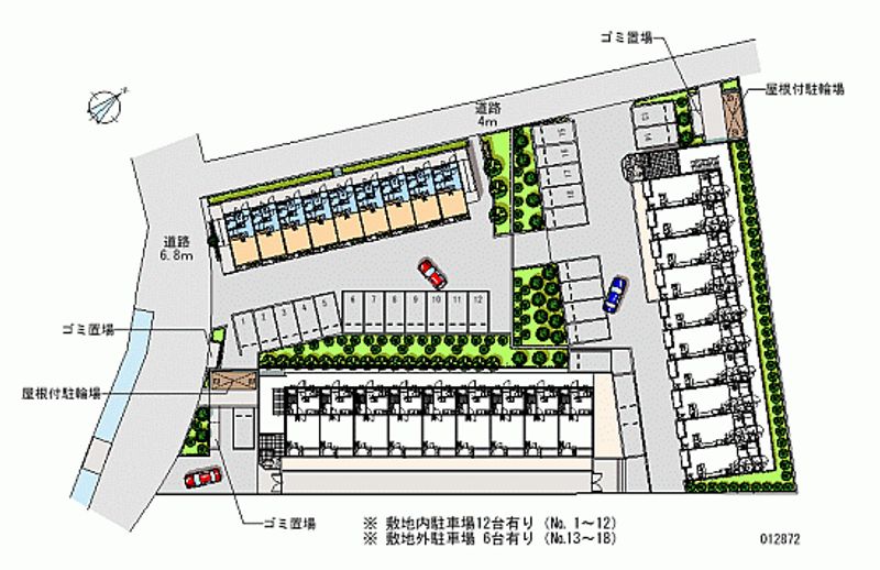 レオパレスエルドラード 月極駐車場