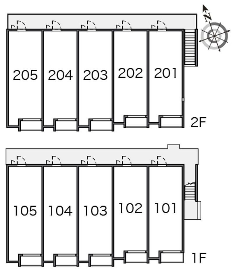 ミランダクオーレ 間取り配置図