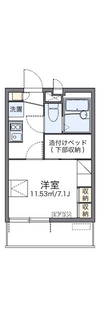 レオパレス春美Ⅱ 間取り図