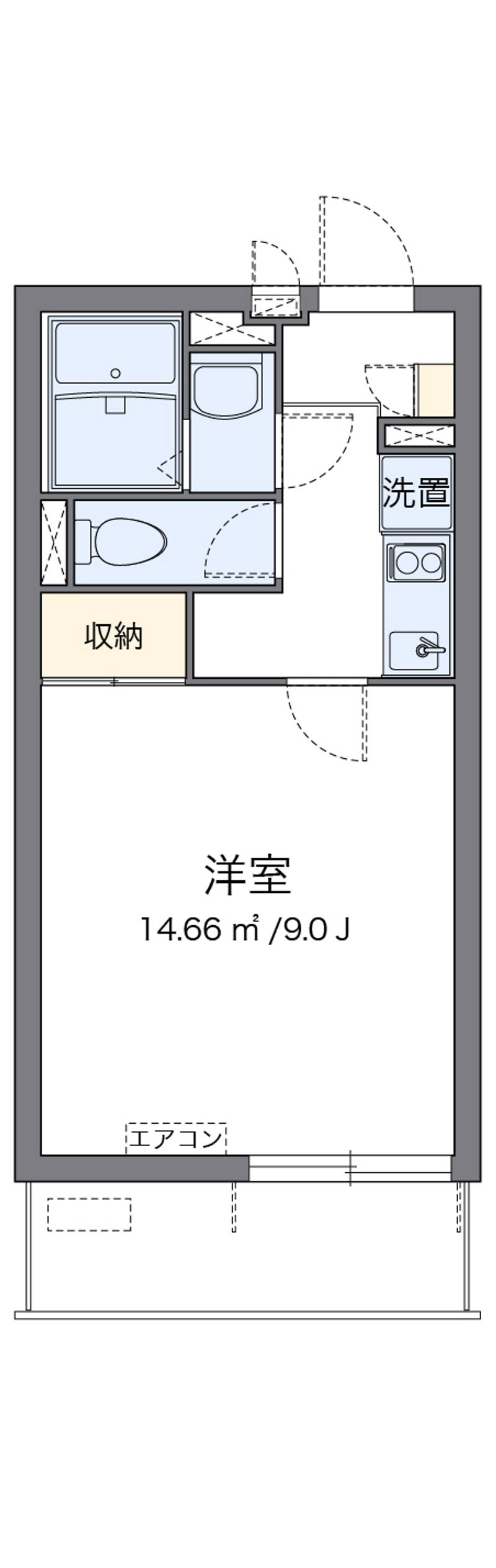 クレイノホーガ　スター 間取り