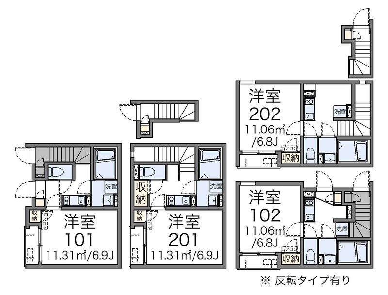 レオネクストひらかた 間取図