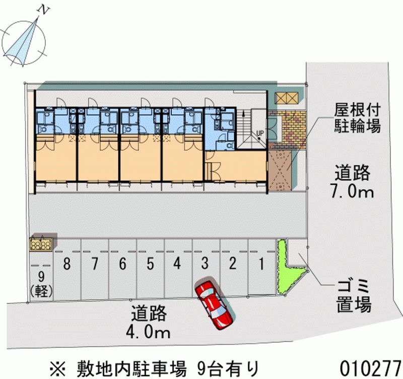 レオパレスヤマト 月極駐車場