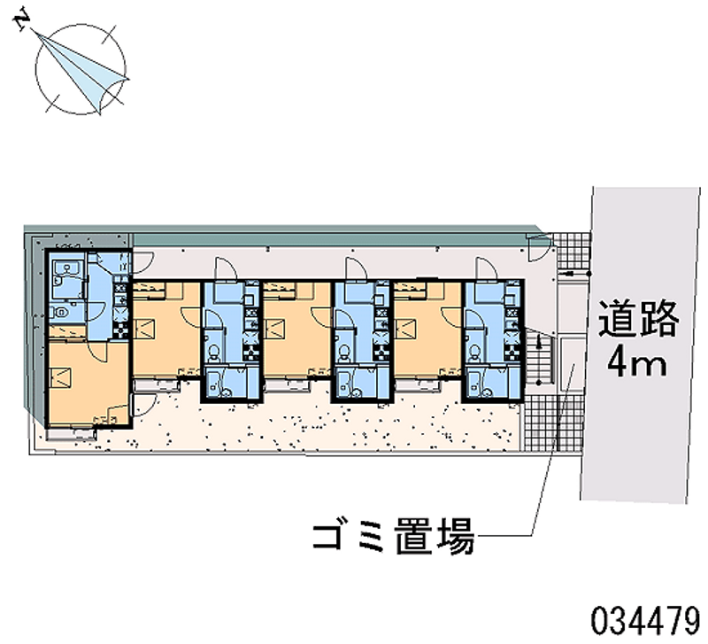 レオパレス幡ヶ谷 区画図