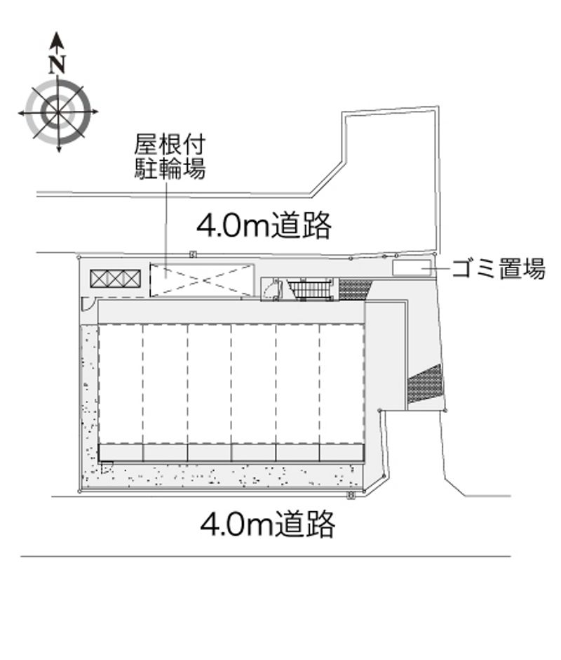 レオパレス辻町Ⅱ 配置図