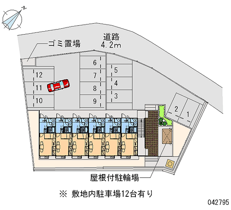 42795 Monthly parking lot