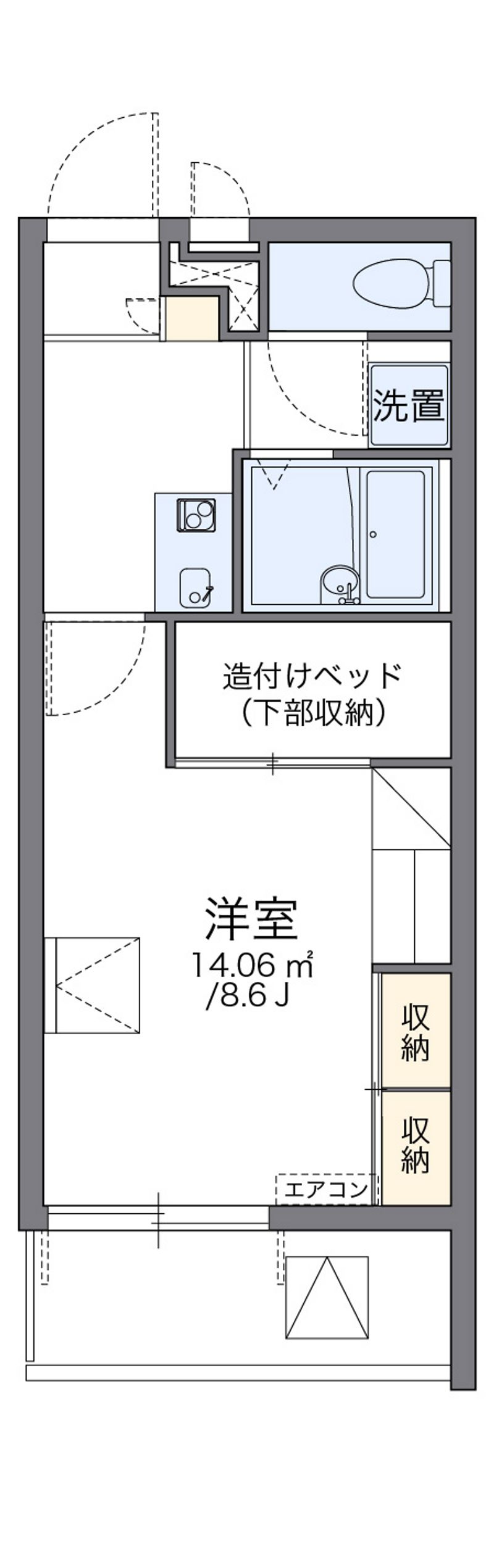 leopalace Horiguchi Floor plan