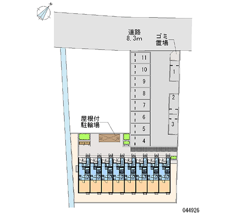 レオネクストｗｅｓｔｒｏａｄ 月極駐車場