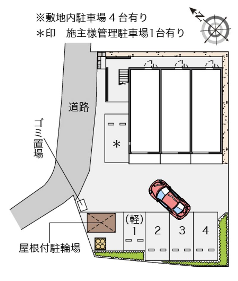 ミランダ渚　九つ星 配置図