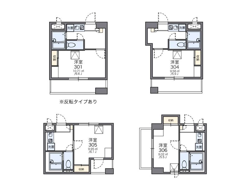 レオパレスアストラーレ茶屋町東 間取図