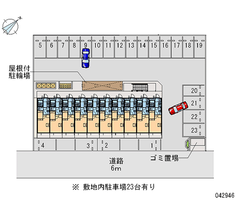 42946 Monthly parking lot