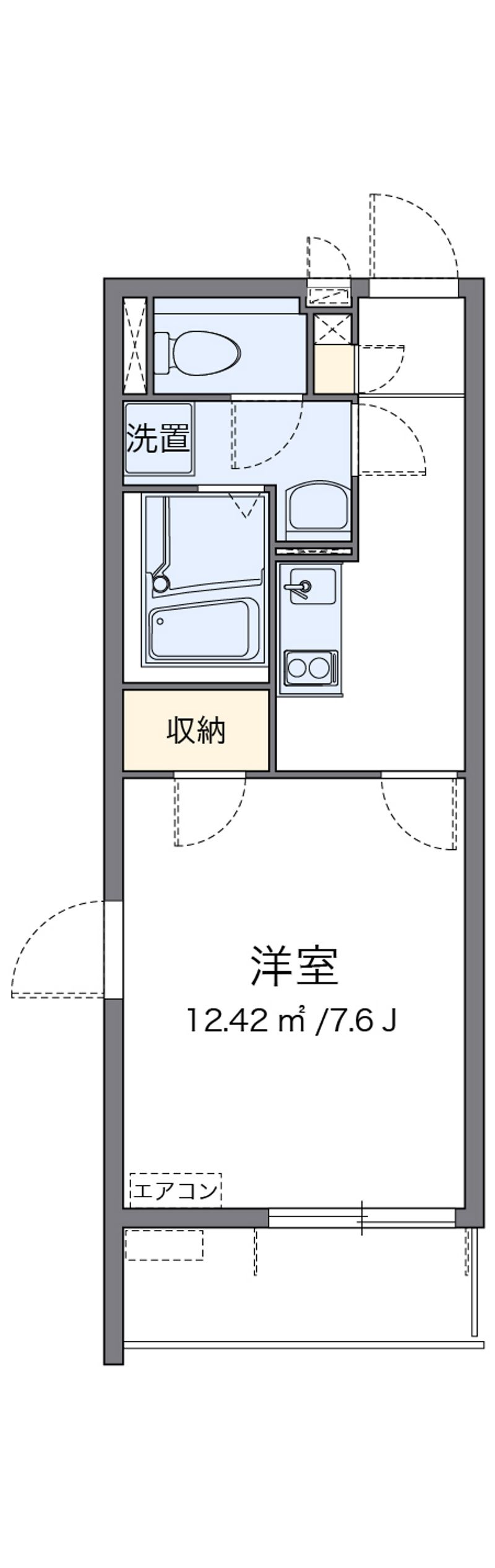 クレイノアークハイムⅢ 間取り