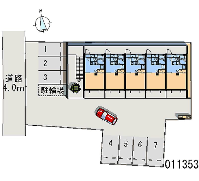 レオパレスほうれんそう２号館 月極駐車場