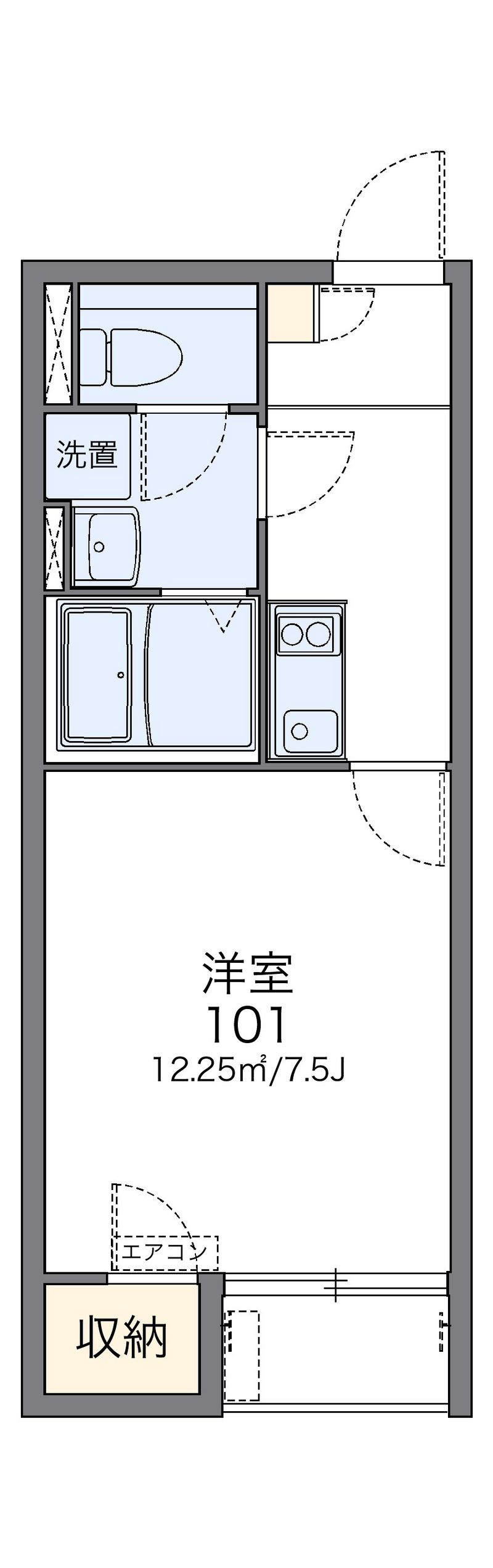 レオネクストブライトスター 間取図
