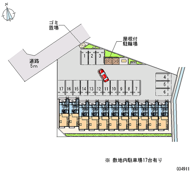 34911月租停车场