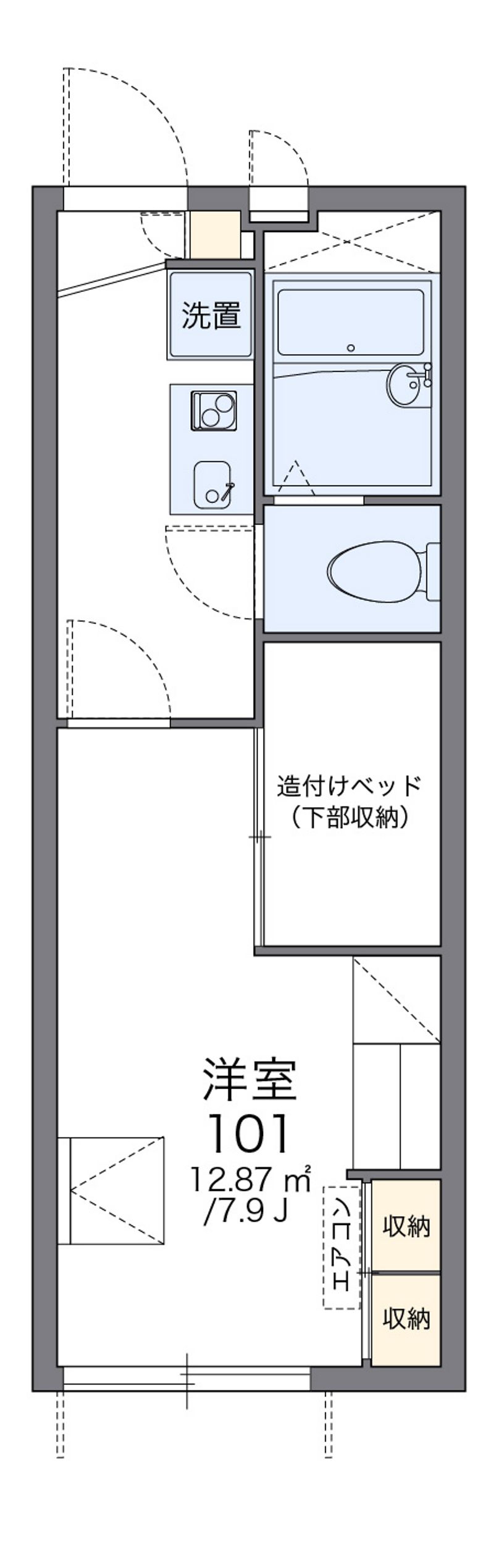 レオパレスＲＥＤ 間取図