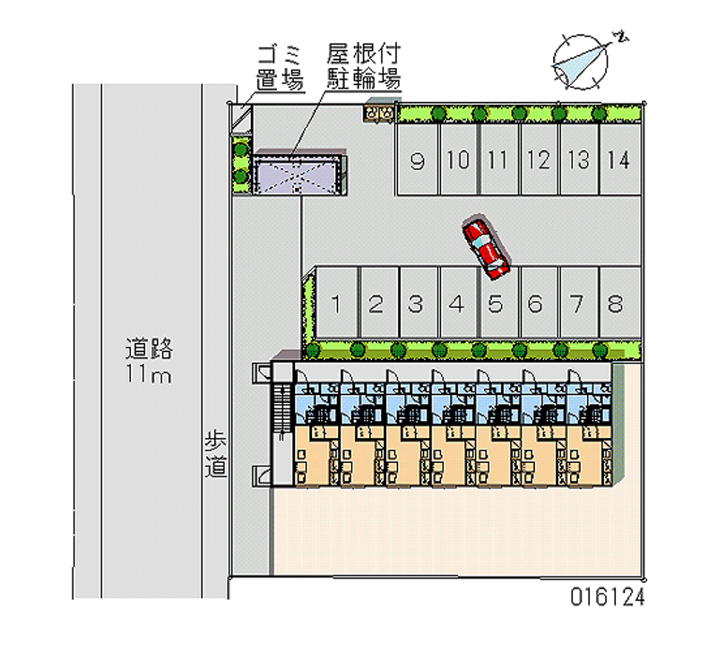 レオパレスフォレスト５５ 月極駐車場