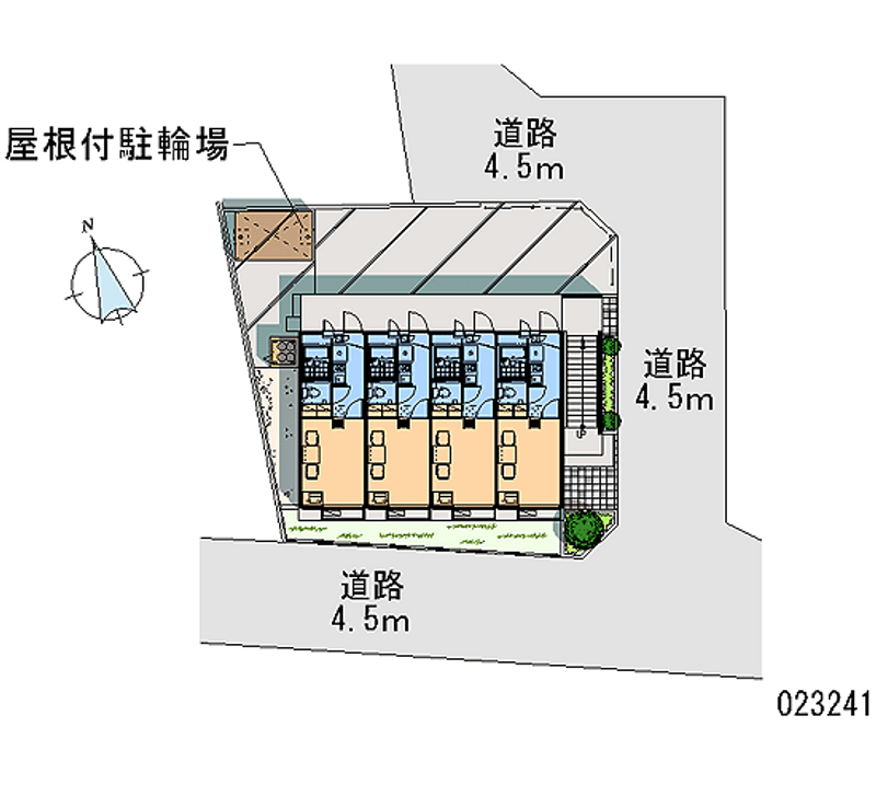 レオパレスグレイスフル 区画図