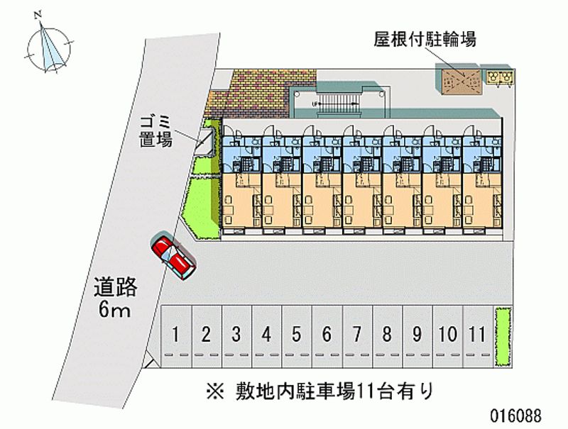 レオパレスＲ 月極駐車場