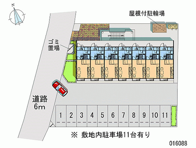 16088 Monthly parking lot