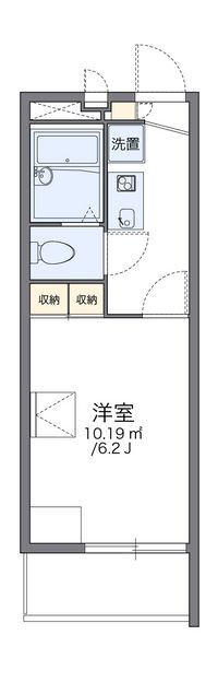 レオパレス三津屋 間取り図