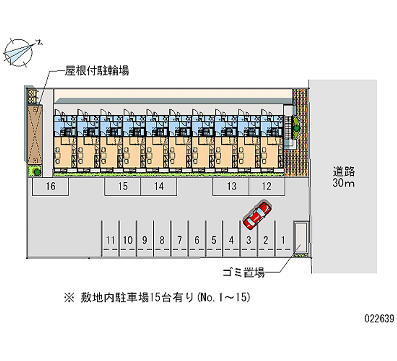 レオパレスＤＲＥＡＭ　寺坂 月極駐車場