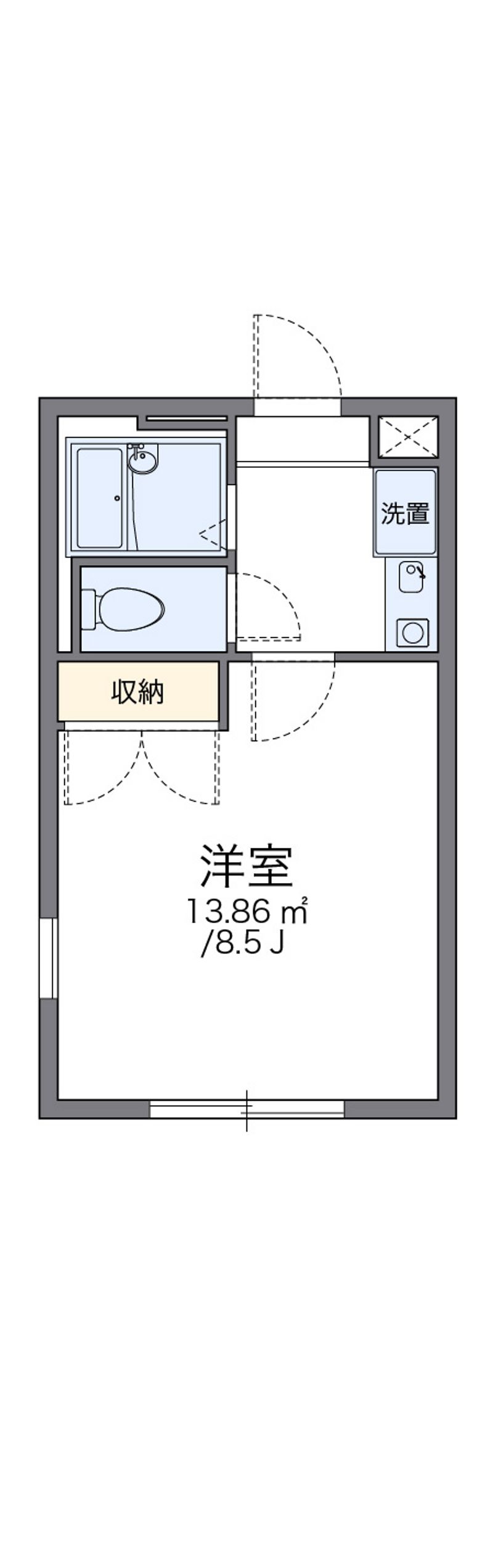 レオパレスＬｕｃｅⅡ 間取図