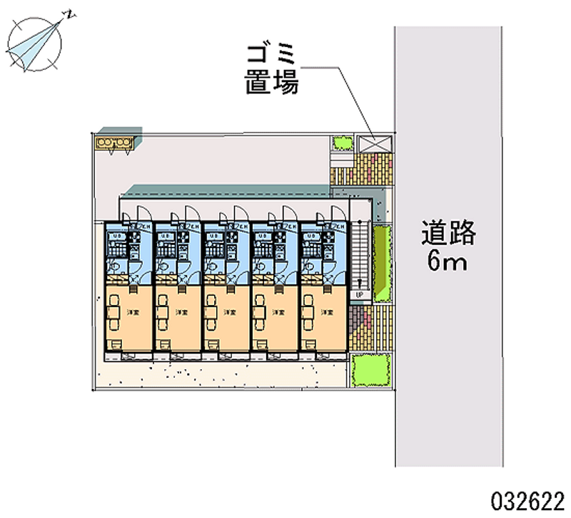 レオパレス幕張西 区画図