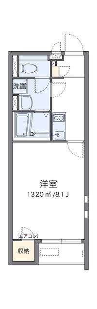 クレイノテルース 間取り図