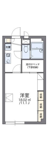 レオパレスリブレ３ 間取り図