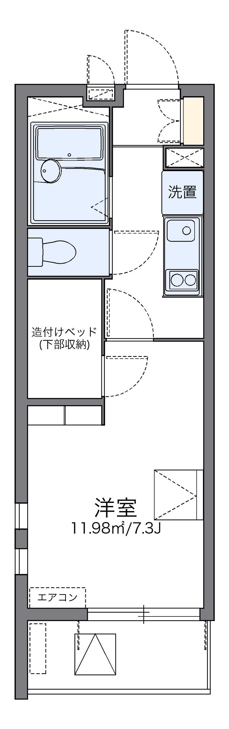 leopalace Pines Kotobuki Floor plan