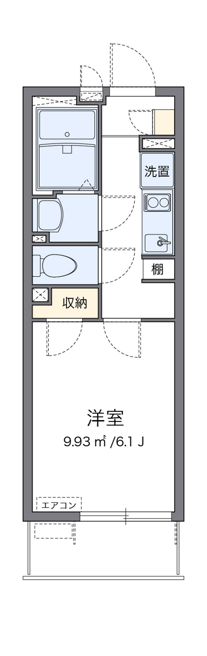 クレイノリヴェール西寺尾 間取図